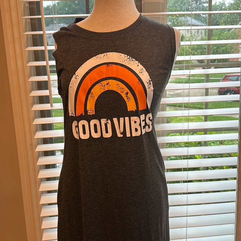 Long gray dress